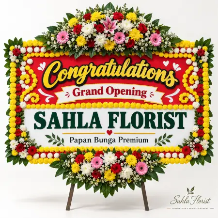 Papan Bunga Ucapan Selamat Paser