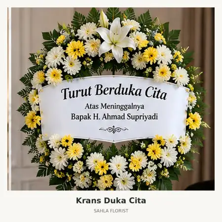 Krans Bunga Duka Paser